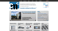 Desktop Screenshot of cmc-instruments.de