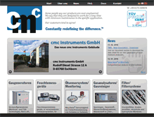 Tablet Screenshot of cmc-instruments.de